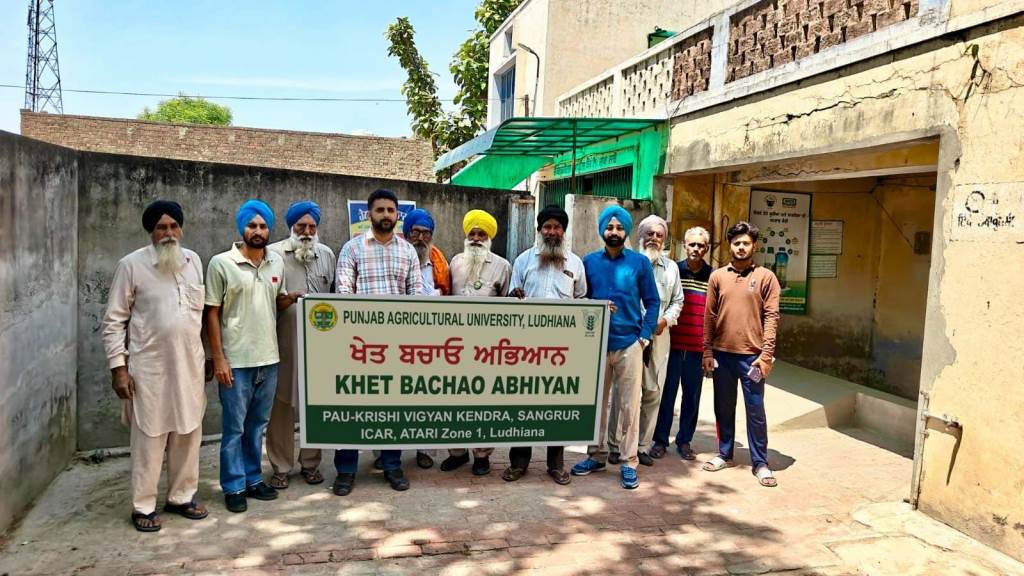 PAUKVK Sangrur Launches Khet Bachao Abhiyan to Improve Soil Health